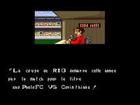 une photo d'Ã©cran de Captain Tsubasa 3 sur Nintendo Super Nes